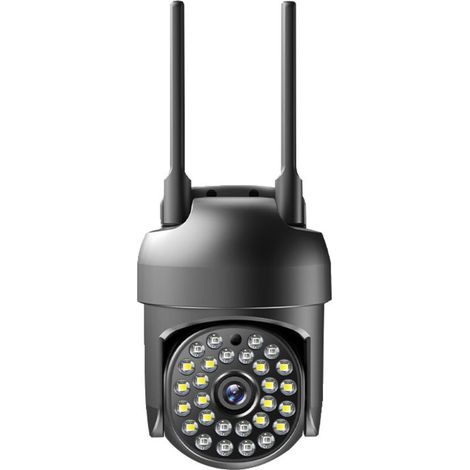Caméra IP WiFi 5MP 5G Caméra PTZ extérieure sans fil Caméra de sécurité de suivi AI 1080P Surveillance CCTV Mini caméra audio bidirectionnelle (1080P Ajouter une carte 64G) (1/4)
