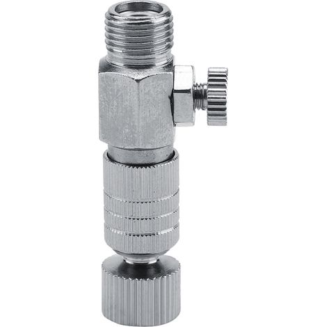 Raccord rapide pour aérographe avec compresseur d'air 1/8" + 4 têtes (1/5)