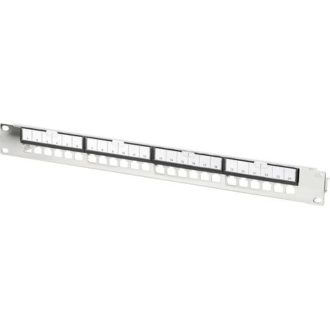 Patch panel digitus dn-91411-g acier galvanisé 24 ports (1/5)