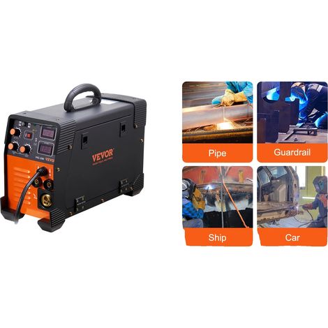 Machine de soudage MIG, 220V, fonctionnalité polyvalente 3 en 1, 250A 220V (1/2)