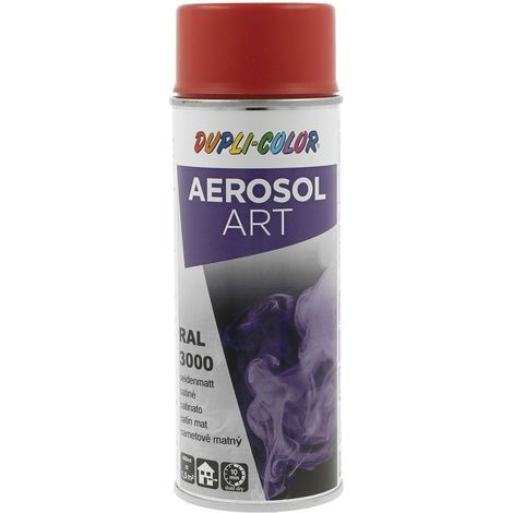 Dupli Color Aerosol Art Lackspray Graffiti Dose - wetterfest, lichtecht und UV-beständig - Graffiti-Spray 400ml, feuerrot seidenmatt RAL 2000 (1/4)