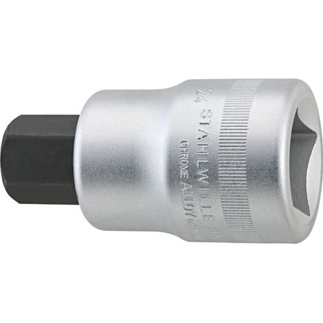 STAHLWILLE Douille tournevis 6 pans, 1 pouce 17 mm (1/2)