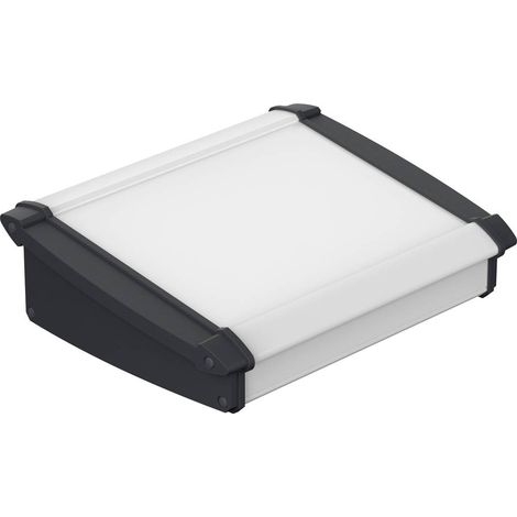 Bopla ALU-TOPLINE ATPH 1865-200 Contenitore da banco (L x L x A) 200 x 181 x 68 mm Alluminio, ABS Grigio grafite (RAL 7 (1/4)