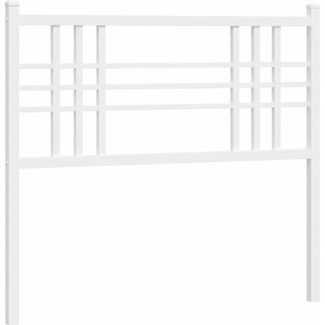 Maison Exclusive - Testiera di Ricambio in Metallo Bianco 107 cm