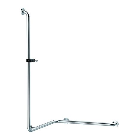 Normbau Inox Care Duschhandlauf 1100x750x1200, links