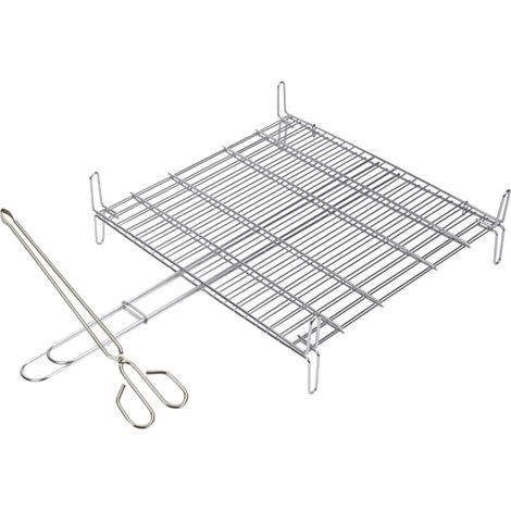 FPLUS sauvic parrilla doble inox 18-8 50x50 2686 , sauvic parrilla doble inox 18-8 50x50 2686