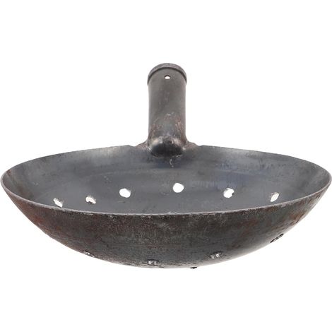 Louche de Jardin en Fer 23 Cm avec Tamis à Trous 1 Cm – Pelle Multifonction pour Nettoyage des Égouts Pluviaux, Enlèvement des Boues et Entretien des Gouttières Extérieures – Outil (1/5)