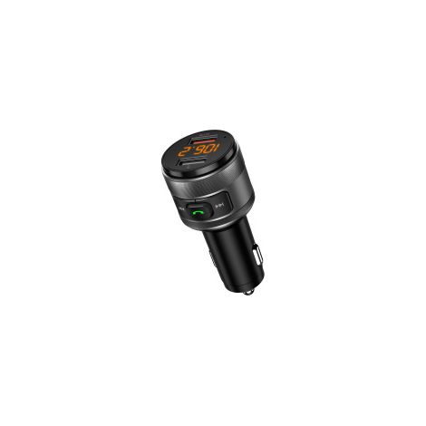 Trasmettitore FM Bluetooth 5.3 per auto, adattatore radio FM wireless Bluetooth 3.0, lettore musicale, trasmettitore FM/kit per auto con chiamate in vivavoce (1/5)