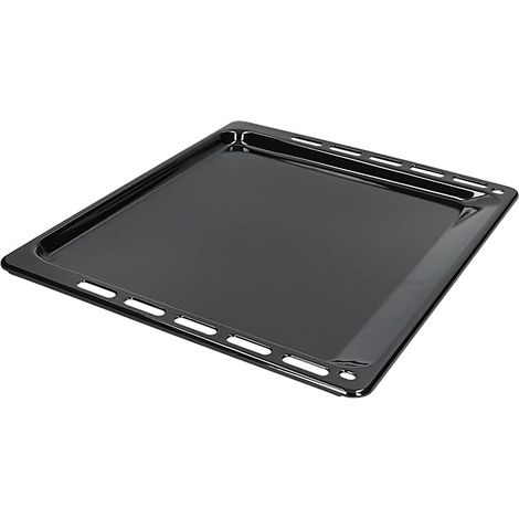 Teglia Forno Smaltata Nera Leccarda Piastra Whirlpool Bauknecht 445x375x20mm