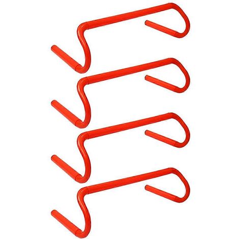 Hürden für Beweglichkeits- und Schnelligkeitstraining, 15 cm hohe Querlatte für Fußballtraining – Orange (1/5)