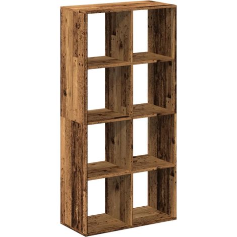 Maison Exclusive - Raumteiler-Bücherregal Altholz-Optik 69,5x29x1