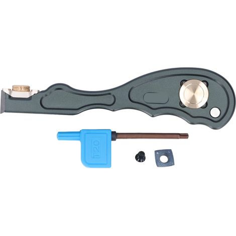 Racloir miniature en carbure de tungstène pour enlever colle, manche en alliage d'aluminium, outil de débourrage pour menuiserie (1/5)