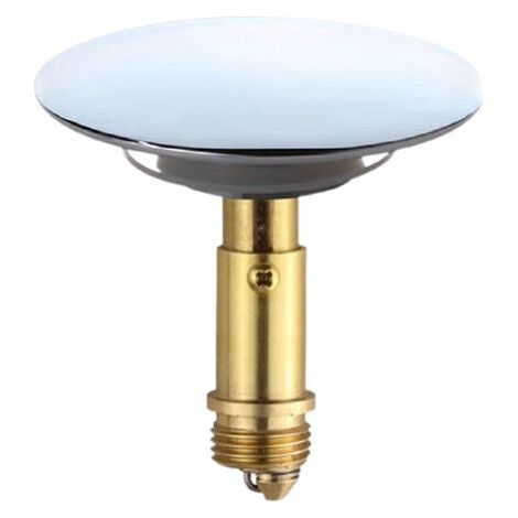 Bouchon de vidange d'évier, bouchon de bouchon à clic-clac à poussoir, bouchon escamotable en laiton, bouchon de vidange pour lavabo de cuisine et de salle de bain, 66 mm