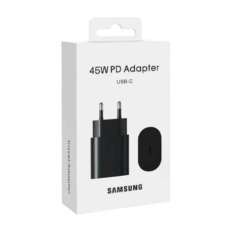 Alimentatore Samsung USB-C PD da 45 W EP-TA845 – Nero (1/4)