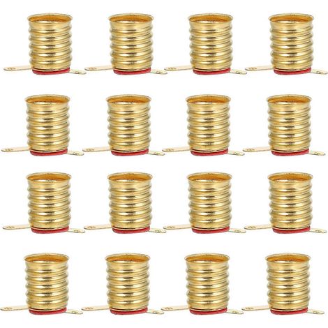 Lot de 20 supports de LED à vis pour matériel de laboratoire étudiant, mini-supports de lampe expérimentale, supports de petites ampoules pour expériences de physique (1/3)