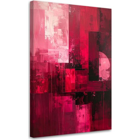 Bild auf Leinwand Rote moderne Abstraktion 20x30 (1/5)