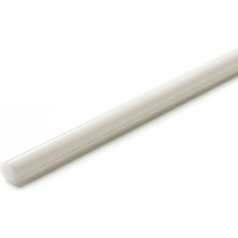Tige en acétal RS PRO Blanc Dia. 12mm x 1m ( Prix pour Lot de 5 )