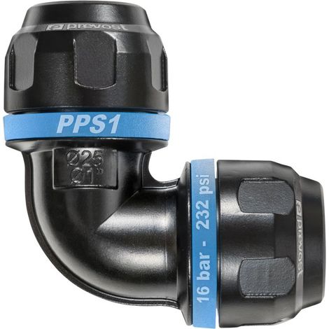 Raccord coudé Aluminium PREVOST, dia. 32mm ( Prix pour 1 )
