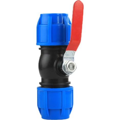 Schnellkupplungen für Direktanschlüsse aus 32-mm-PE-Kunststoff, geeignet für PPR-, PE- und PVC-Schläuche sowie Gartenbewässerungszubehör (1/4)