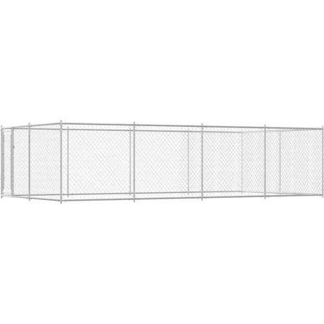 Maison Exclusive - Outdoor-Hundezwinger 7,6x3,8x1,9 m