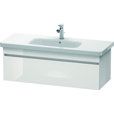 Sous-vasque pour meuble de salle de bain DURASTYLE 448x1130x398mm chêne noir / blanc mat (1/4)