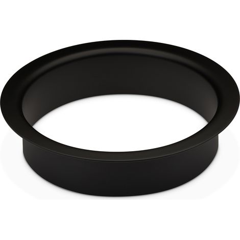 Durchwurfring Ø 180 x H 41,5 mm Edelstahl schwarz lackiert (1/5)