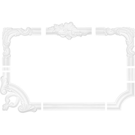 Cornice di parete e soffitto fregio stucco telaio resistente agli urti AD332: Nastro piatto AD332  7.27 €/m (1/5)