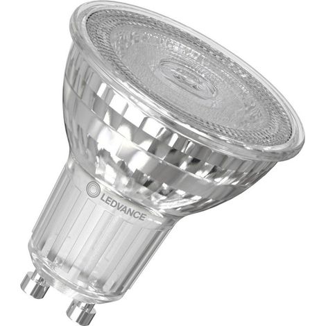 Kaltlicht-LED-Glühbirne „PAR16“ GU10 (6,9 W, 6500 K, 620 lm), IP20, Ø5 x 5,4 cm, silberfarben