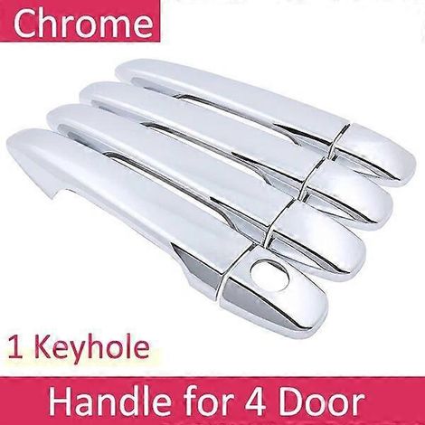Autocollants décoratifs pour Toyota Venza AV10 (2008-2013) : cache-poignées de porte chromé, accessoires de carrosserie (sans système d'ouverture sans clé). (1/5)