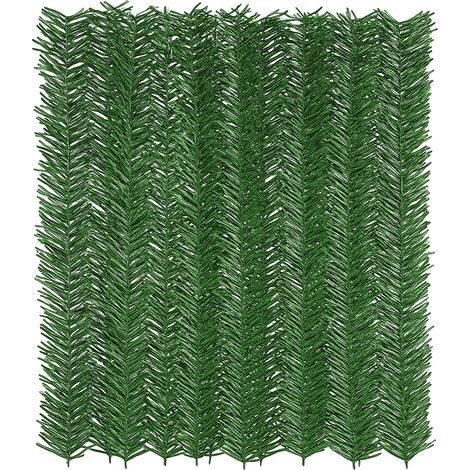 Arelle Sempreverdi Abete siepe artificiale H100x300 cm Giardino terrazzo 2 pz. (1/2)