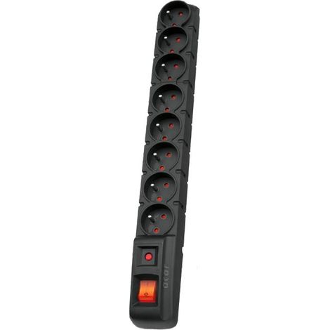 ACAR S8 Black 8 AC outlet(s) 230 V 5m (1/4)