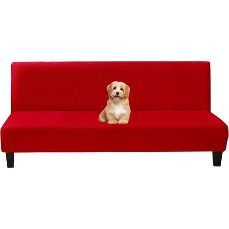 Funda elástica y plegable para sofá cama futón, color liso, tamaño grande, decoración para sala de estar, 190-210 cm.