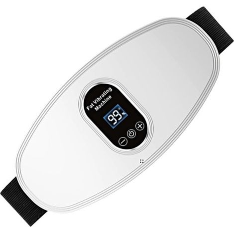 Masajeador abdominal, cinturón de masaje ajustable en 6 niveles, pantalla LCD inteligente. (1/5)