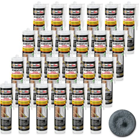 IsolBau Zement-Fix Malta Riparatrice e Sigillante Grigio Scuro 24 x 300ml (1/5)