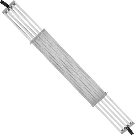 Passe-relle en aluminium télescopique 2,7-4,6 m, capacité 226,8 kg, pour échafaudage (1/5)