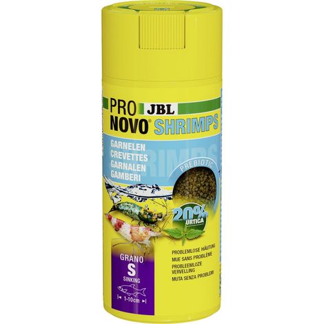 JBL Fischfutter Pronovo Shrimps Grano S Fischfuttergranulat 250 ml Granulat