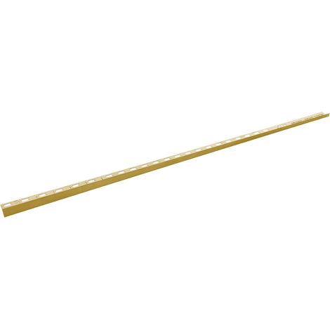 Goldene lineare Entwässerungsrinne mit Gefälle – rechts 120 cm (1/2)