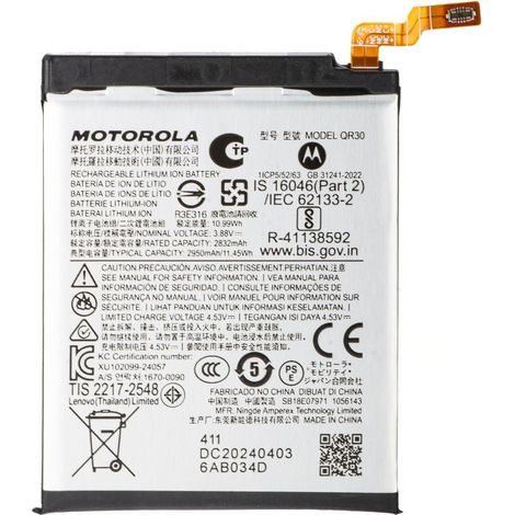 Bater A Original Qr30 Para Motorola Razr 50 Ultra
