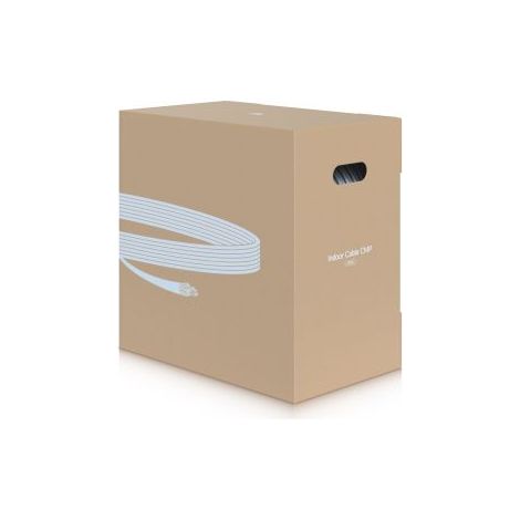 Ubiquiti UACC-CABLE-C6A-CMP Bobina de cable Ethernet UTP categor&iacute a 6A de 305 metros para despliegues de alta velocidad en interiores. Cubierta