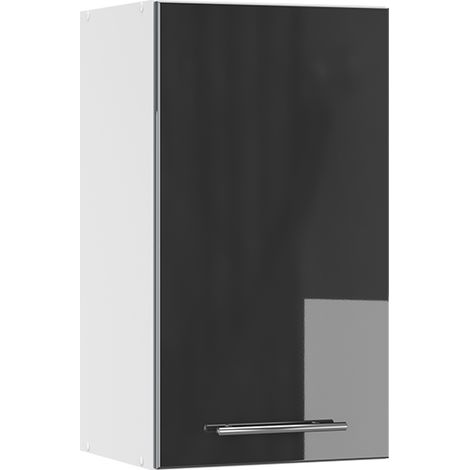 Badschrank Fame-Line, Anthrazit Hochglanz, 40 x 72 cm, Vicco