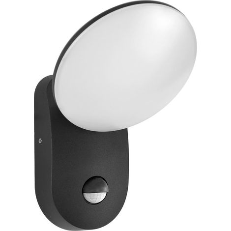 Lampada da parete per esterni a LED 7W con sensore MONTI 3K DSENSOR OWL6214S3K Italux