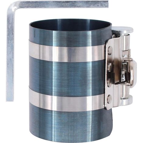 Technique de bande de serrage de segment de piston, bande de serrage de segment de piston, outil de montage de piston, clé de serrage de piston 53-175 mm pour la plupart des moteurs (1/5)