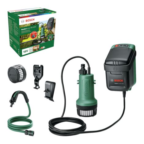 Pompes à eau de pluie sans-fil GardenPump 18V-2000 - Filtre de rechange supplémentaire Sans batterie Sans chargeur (1/3)
