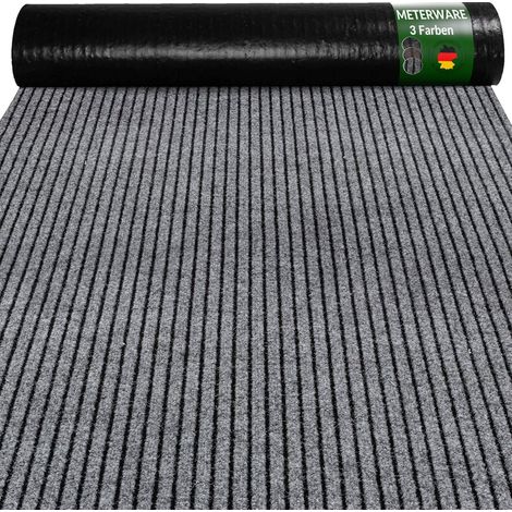 1 Tapis De Sol Anti-Salissures Gris 160x100 Cm Polypropylène Antidérapant Intérieur Extérieur (1/5)