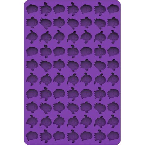 Tapis de Cuisson pour Biscuits pour Chiens Violet - Silicone Épais 2,5 cm, Moule à Découpes pour Friandises Canines (1/4)