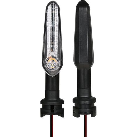 LED Clignotant Moto Accessoires Indicateur Directionnel Clignotant Lampe 1 Paire Remplacement pour YAMAHA MT07 700 XJ6 FZ6 MT09 900 MT10 (1/5)