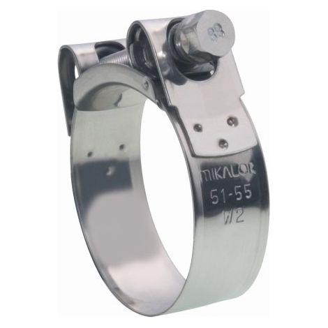 Abrazadera 59-63Mm Supra Inox W2 Miikalor 25 Piezas
