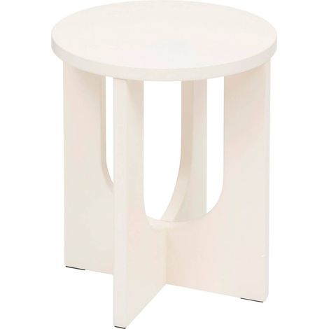 Mesa auxiliar Bloom marfil 50,540x40cm - Atmosphera créateur d'intérieur