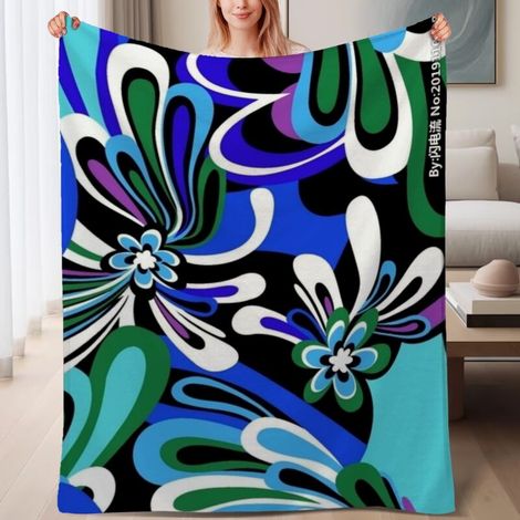 Couverture de lit en polaire, microfibre douce et confortable légère pour le printemps, décoration de chambre, cadeau idéal pour femmes et hommes, 6080 pouces (1/4)