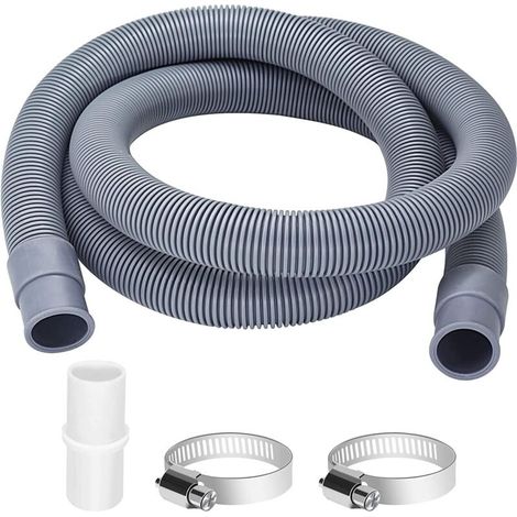Rallonge de tuyau de vidange pour lave-linge, tuyau universel de 1,5 m pour lave-linge et lave-vaisselle. (1/5)